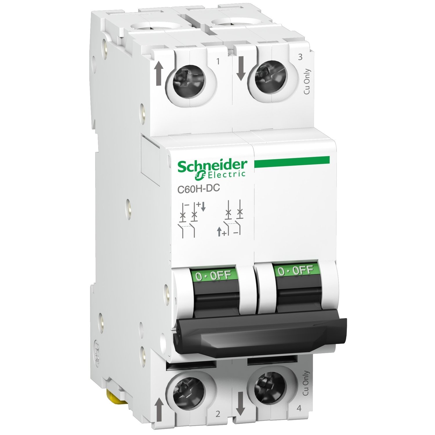 A9N61528 A9N61528 - 2X10A 6KA C60H-DC OTOMATİK SİGORTA - Görsel 1