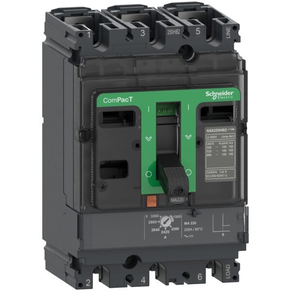 C10H3MA025 -25 A MA NSX100H 70KA  3P3D COMPACT ŞALTER
