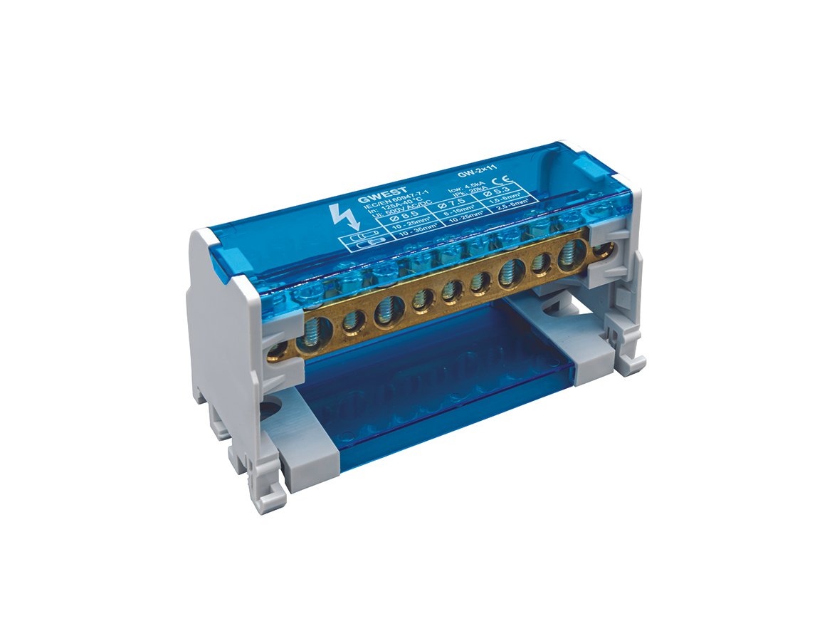 2X11 GW-2x11 125 AMPER 2 KUTUPLU DAĞITICI ÜNİTELER - Görsel 1
