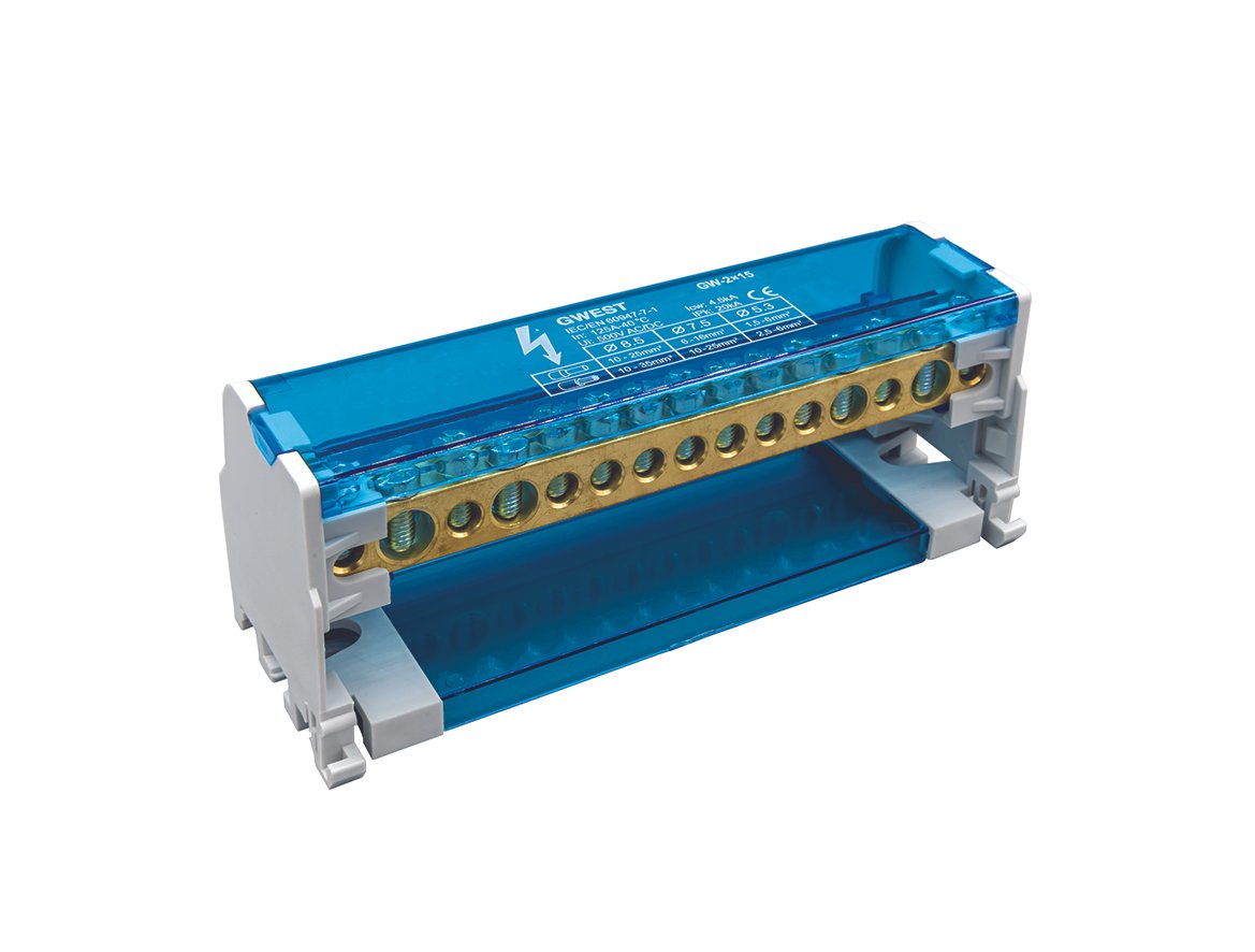 2X15 GW-2x15 125 AMPER 2 KUTUPLU DAĞITICI ÜNİTELER - Görsel 1