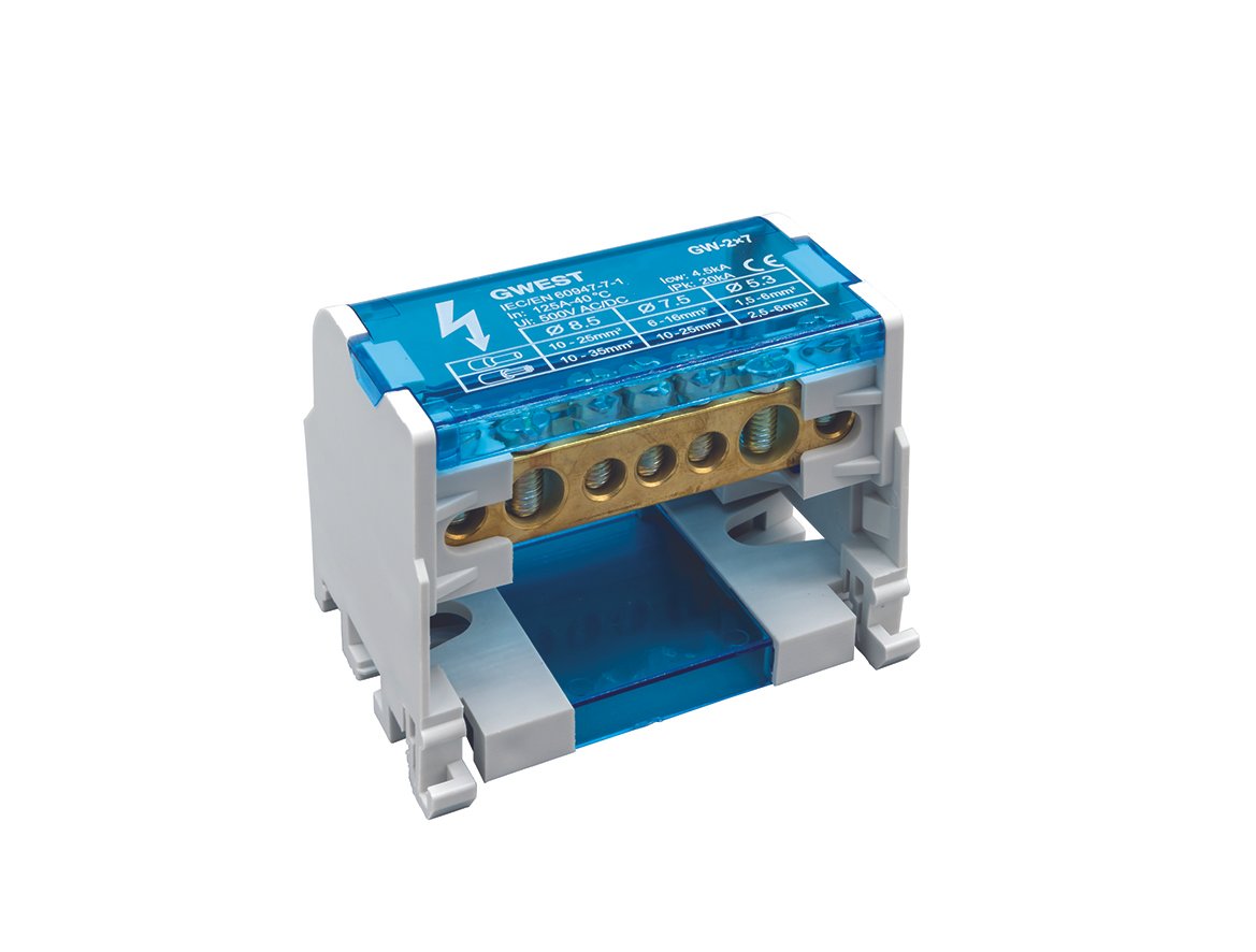 2X7 GW-2x7 125 AMPER 2 KUTUPLU DAĞITICI ÜNİTELER - Görsel 1