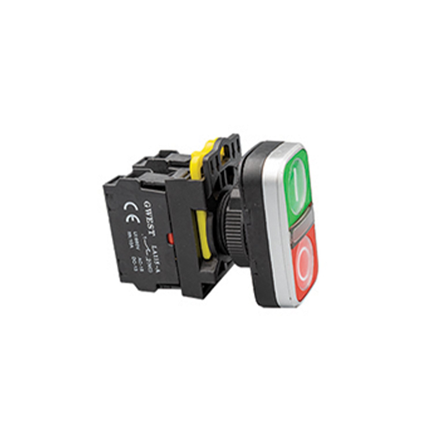 İKİZ BUTON A5-11R 1NO+1NC İKİZ BUTON - Görsel 1